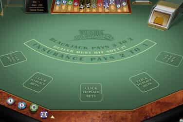Multi-Hand Vegas Downtown Blackjack Gold Microgaming