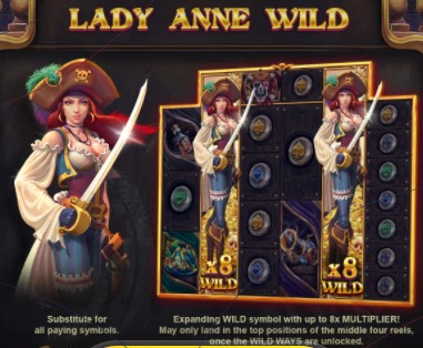 Pirates Plenty MegaWays LADY ANNE WILD