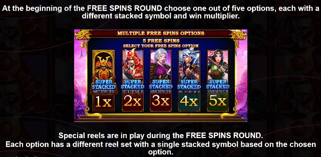 Rise of Samurai FREE SPINS