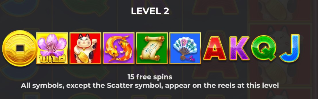 Japanese Coin Hold the Spin Free Spins Level 2