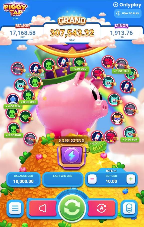 Piggy Tap Theme & Design